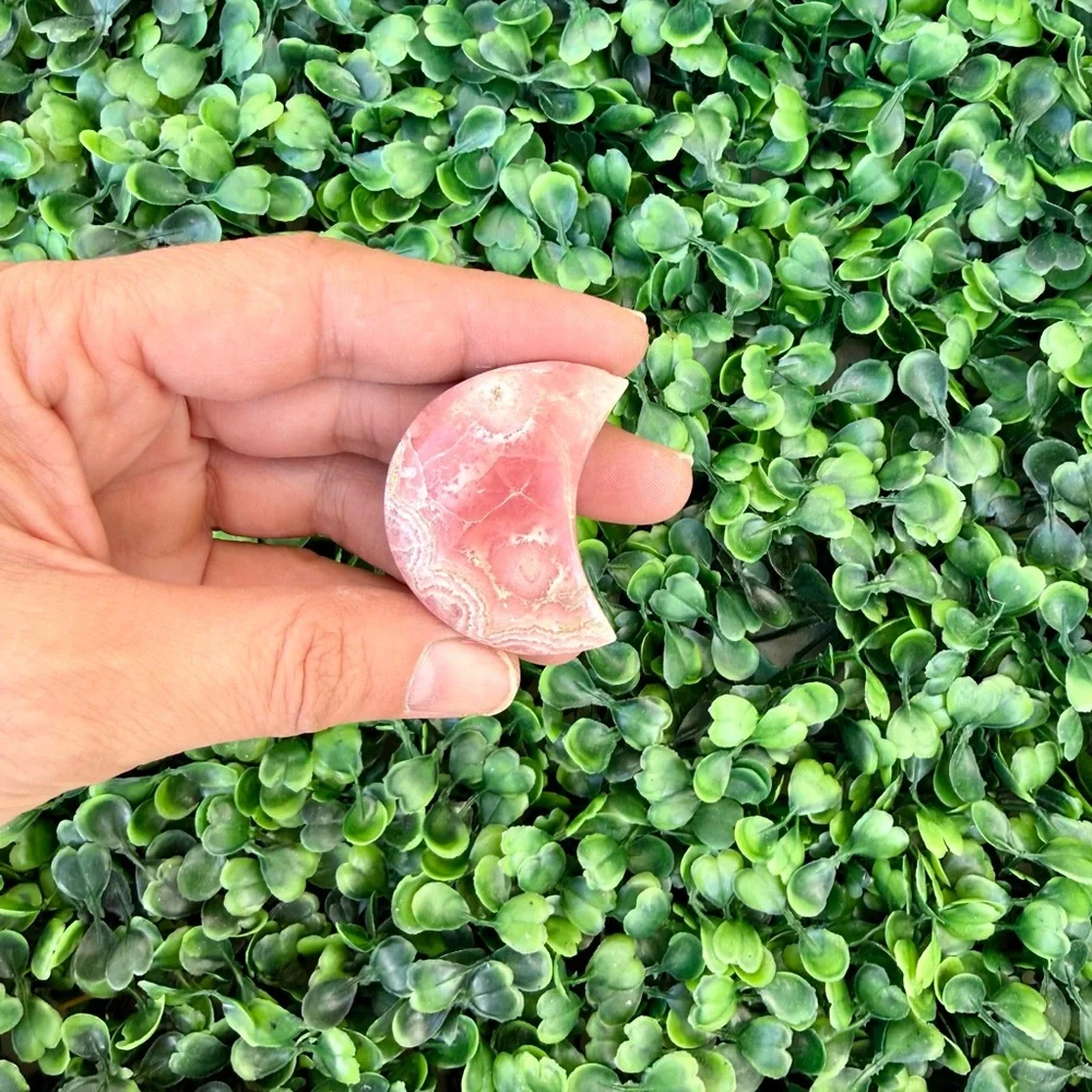 Rhodochrosite crescent moon